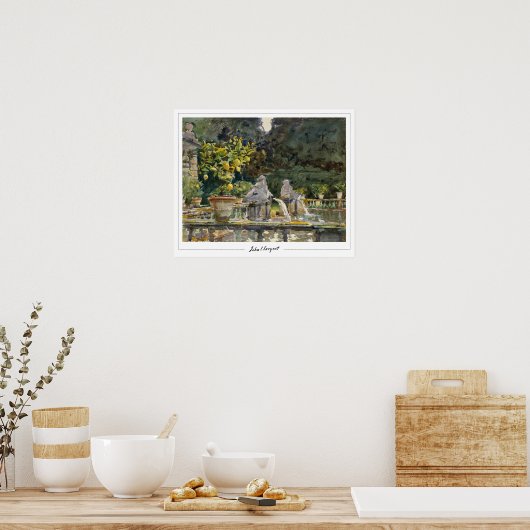 John Singer Sargent Zeding Art Poster #20 ポスター (キッチン)