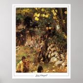 John Singer Sargent Zeding Art Poster #20-2 ポスター (正面)