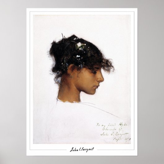 John Singer Sargent Zeding Art Poster #2 ポスター (正面)