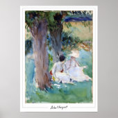 John Singer Sargent Zeding Art Poster #321-2 ポスター (正面)
