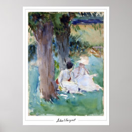 John Singer Sargent Zeding Art Poster #321-2 ポスター