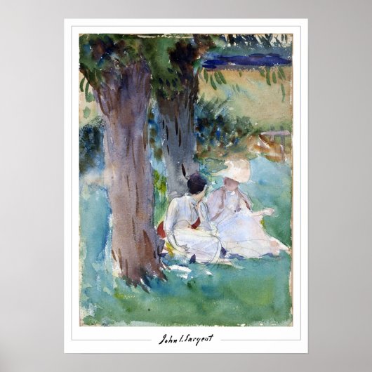 John Singer Sargent Zeding Art Poster #321-2 ポスター (正面)