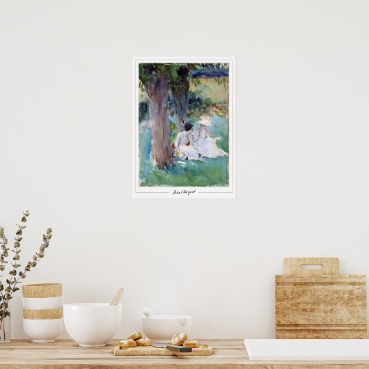 John Singer Sargent Zeding Art Poster #321-2 ポスター (キッチン)