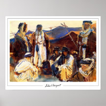 John Singer Sargent Zeding Art Poster #462-2