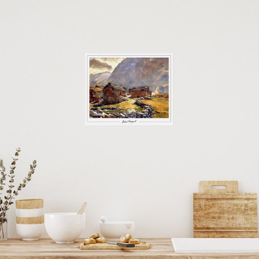 John Singer Sargent Zeding Art Poster #60-2 ポスター (キッチン)