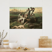 John Singleton CopleyによるWatsonとShark ポスター (キッチン)