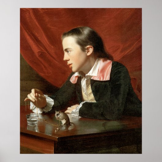 John Singleton Copley Boy With Squirrel ポスター (正面)