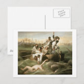 John Singleton Copley WatsonとShark ポストカード (正面/裏面)