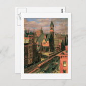 John Sloan, Jefferson Market, Sixly Avenue ポストカード (正面/裏面)