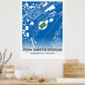 John Smith's Stadium Poster - Home of Huddersfield ポスター (キッチン)