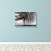 John Stimmy - Seascape勉強with Rain Cloud キャンバスプリント (インサイチュ (ウッドフロア))