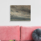 John Stimmy - Stormy Sea，ブライトン キャンバスプリント (インサイチュ (リビング))