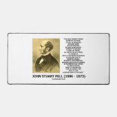 John Stuart Mill Freedom Pursuing Own Good Own Way デスクマット (正面)