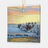 John Suess 2023クリスマスオーナメント セラミックオーナメント (左)