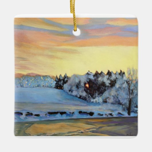 John Suess 2023クリスマスオーナメント セラミックオーナメント (正面)