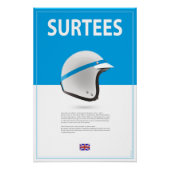 John Surtees Helmet ポスター (正面)