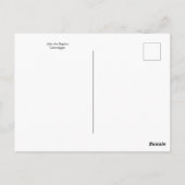 John the Baptist by Caravaggio Pustcard ポストカード (裏面)