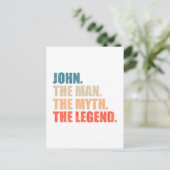 John The Man The Myth The Legend ポストカード (スタンド正面)