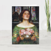 John Waterhouse - Gather Ye Rosebuds カード (正面)