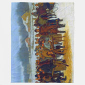 John Whetten Ehninger Turkey Shoot 1879 フリースブランケット (正面)