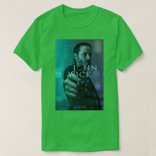 John Wick Action Po Tシャツ (デザイン正面)
