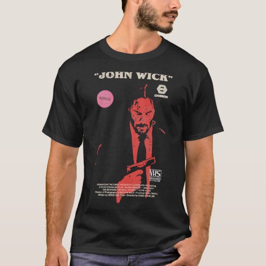 John Wick VHS必須Tシャツ Tシャツ (正面)