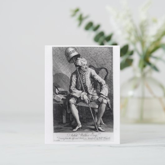 John Wilkes 1763 ポストカード (スタンド正面)