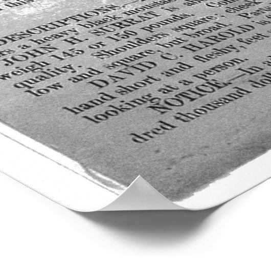 John Wilkes Boothが必要 ポスター (角)