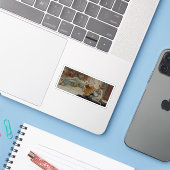 John William Godward – いたずら者と休息 シール (ノートパソコンとiPhone)