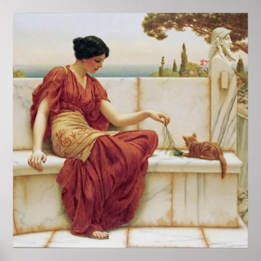 John William Godward - お気に入りの The ポスター (正面)