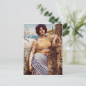 John William Godward – イオニア踊りガール ポストカード (スタンド正面)