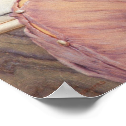 John William Godward – ギリシャの素敵な ポスター (角)