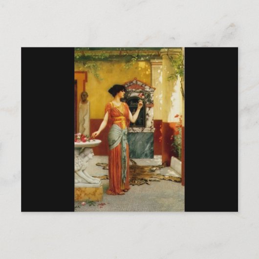John William Godward – ブーケ ポストカード (正面)