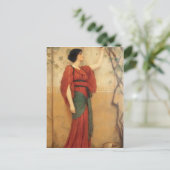 John William Godward – 秋 ポストカード (スタンド正面)