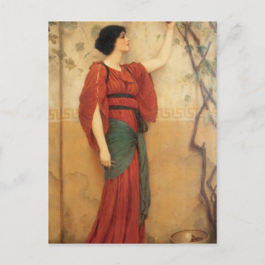 John William Godward – 秋 ポストカード (正面)