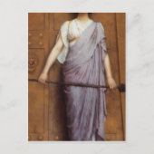 John William Godward – 門で ポストカード (正面)
