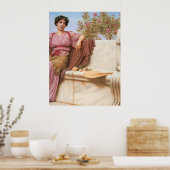 John William Godward – 静かな1914 ポスター (キッチン)