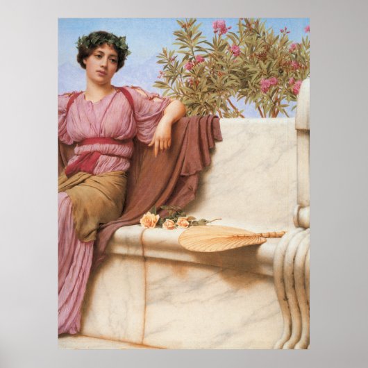 John William Godward – 静かな1914 ポスター (正面)
