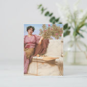 John William Godward – 静けさ ポストカード (スタンド正面)