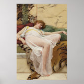 John William Godward - A Siesta ポスター (正面)