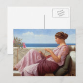 John William Godward - A soulveneer ポストカード (正面/裏面)