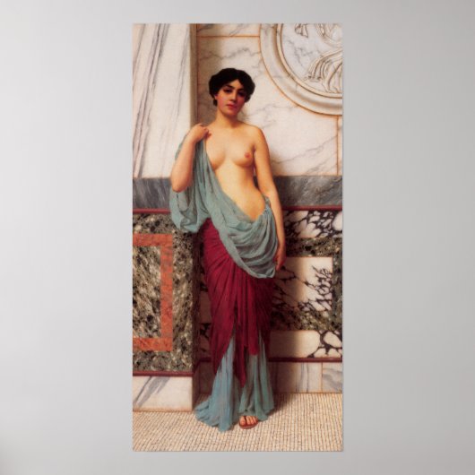 John William Godward - At the Thermae ポスター (正面)