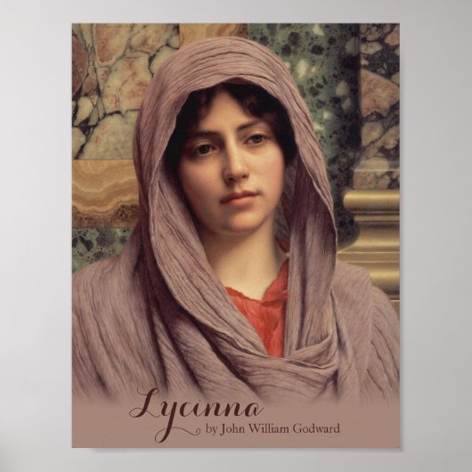 John William Godward Lycinna CC0201ビューティフルアート ポスター (正面)
