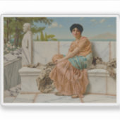 John William Godward - Reverie シール (正面)