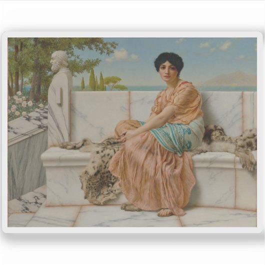 John William Godward - Reverie シール (正面)