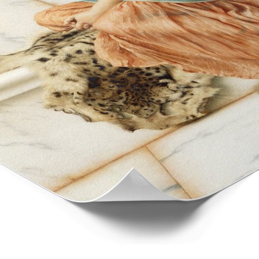 John William Godward - Reverie ポスター (角)