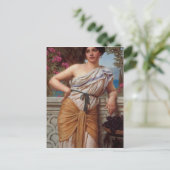 John William Godward - Reverie ポストカード (スタンド正面)
