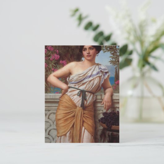 John William Godward - Reverie ポストカード (スタンド正面)