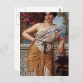 John William Godward - Reverie ポストカード (正面/裏面)