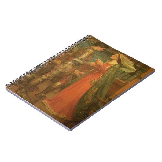 John William Waterhouseによるトリスタンとイゾード ノートブック (左側)